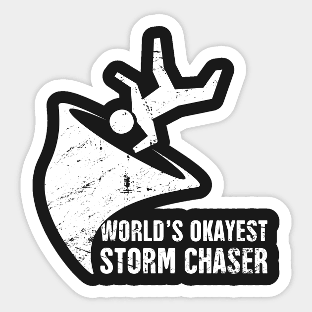 Funny Storm Chaser Design Sticker by MeatMan